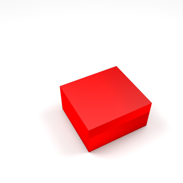 3d box with different color and angle - Foto, Imagen