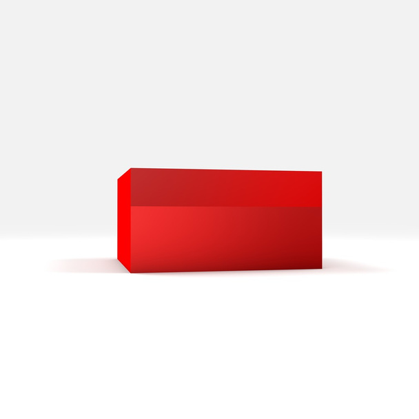 3d box with different color and angle - Zdjęcie, obraz