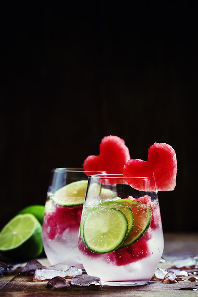 Watermelon lime lemonade  - Foto, Bild