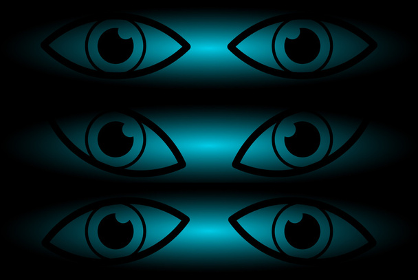 Значок Глаза, Глаза
,  - Вектор,изображение