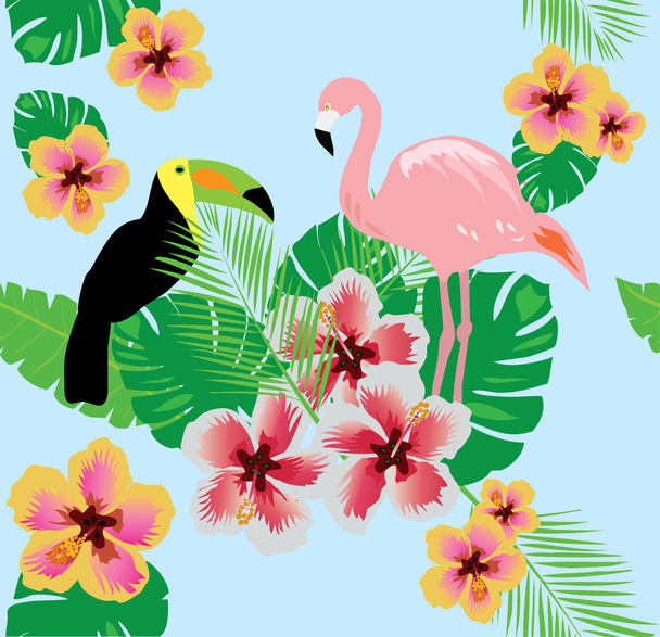 Vector Tropical Background - Vector, Image