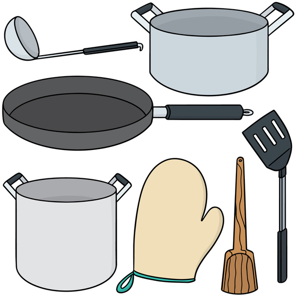 vector set of kitchen tool - Vector, Image