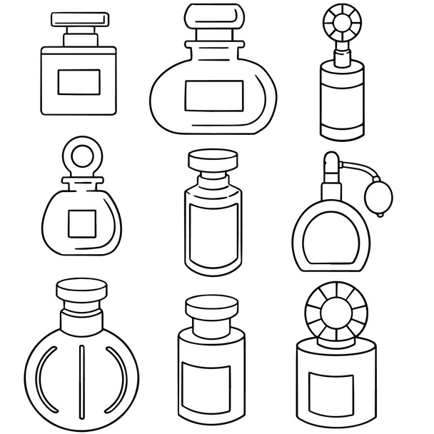 векторний набір пляшок парфумів
 - Вектор, зображення