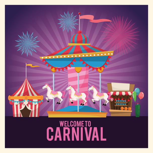 Actividades de carnaval y diseño de festivales
 - Vector, Imagen