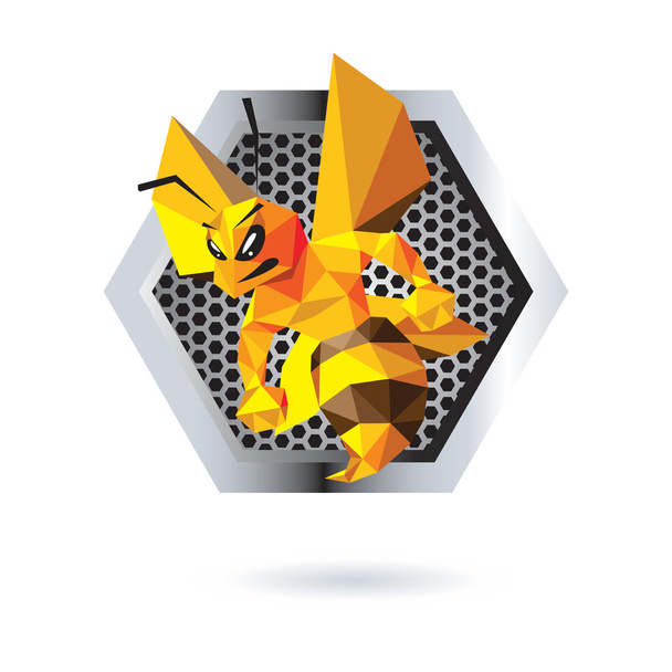 Bee Mascot Design - Vector, Image