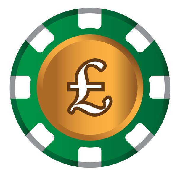 Дизайн Pound-Coin
 - Вектор,изображение