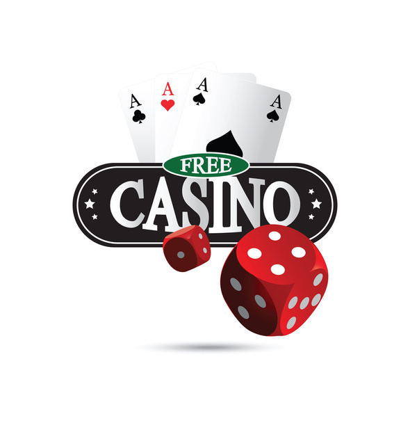 Gratis Casino ontwerpconcept - Vector, afbeelding