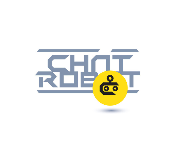 Chat Robot Diseño de COncept
 - Vector, imagen