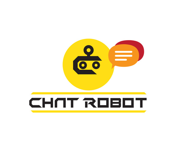 Chat Robot Diseño de COncept
 - Vector, Imagen