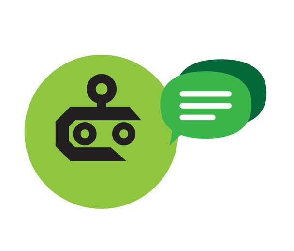 Chat Robot Ilustración
 - Vector, imagen
