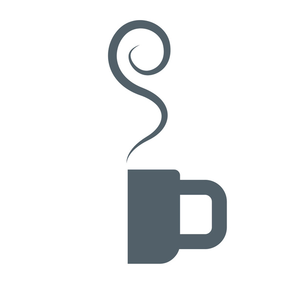 Carta mezza tazza di caffè
 - Vettoriali, immagini