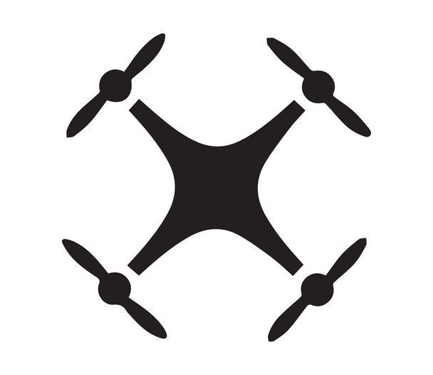 Design de conceito de logotipo drone
 - Vetor, Imagem