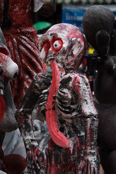 Призрак Хэллоуина на тайском фестивале привидений
. - Фото, изображение
