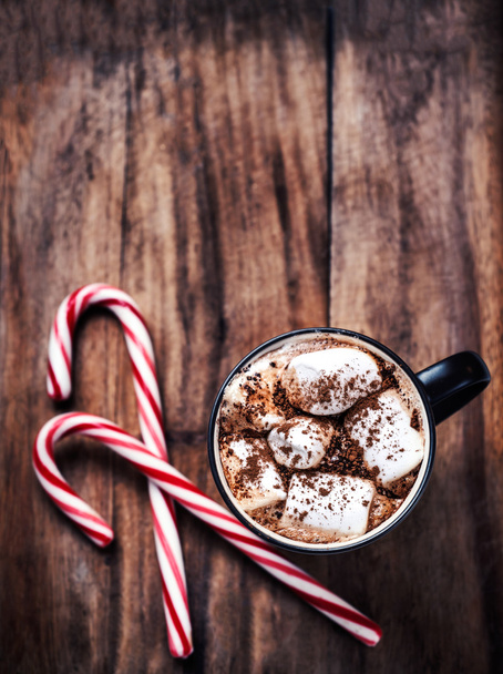 Cup of hot chocolate with marshmallows - Foto, Bild