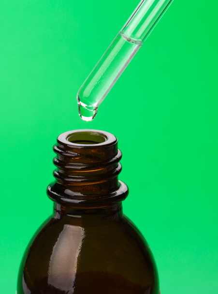 Pouring medical drops - Photo, Image