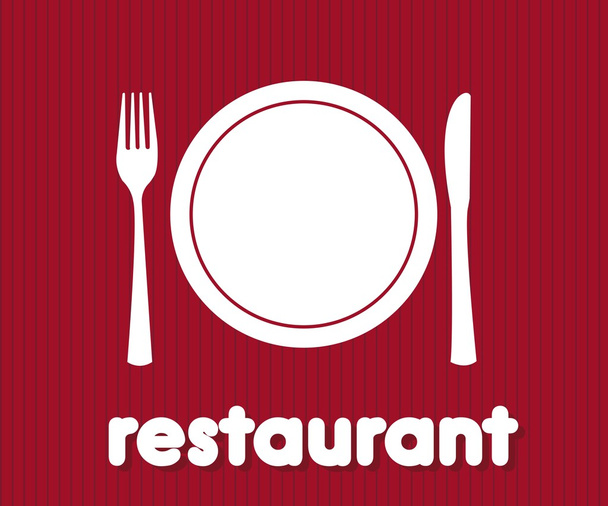 Restaurant icon - Vector, afbeelding