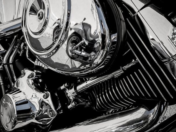 Motore del motociclo come sfondo
 - Foto, immagini