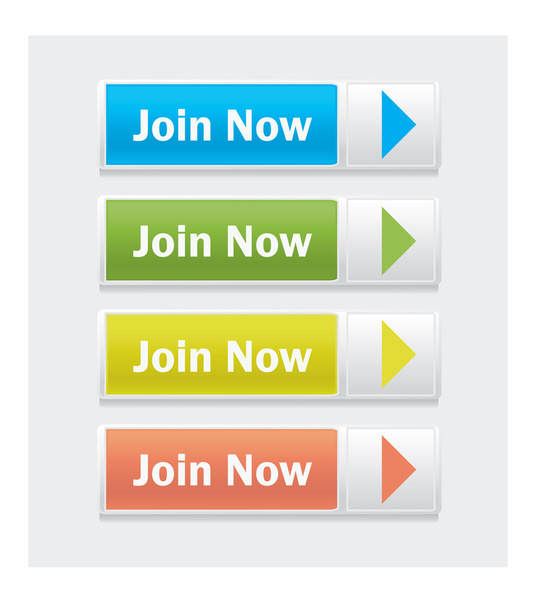 Join now buttons. - Vetor, Imagem