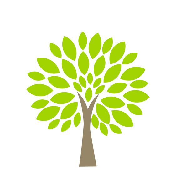 Tree icon vector - Vektor, obrázek