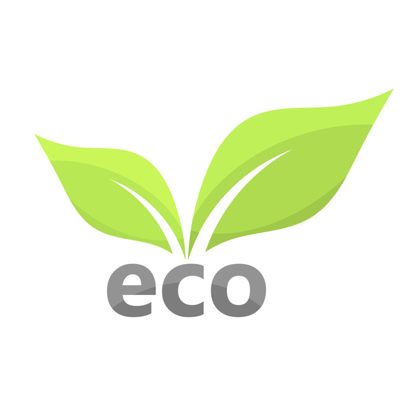 Eco leaves symbol - Vecteur, image