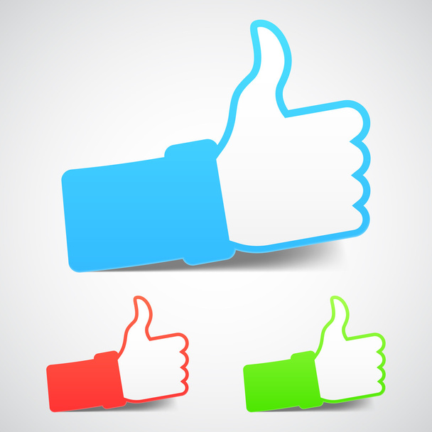 Thumb Up Icons - Vector, afbeelding
