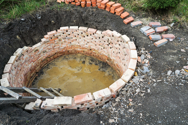 Round septic tank - Photo, Image