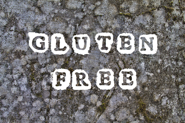 gluten vrije woord - Foto, afbeelding