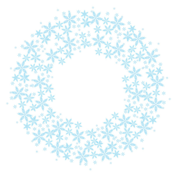 Frame with snowflakes.  - Vector, Image