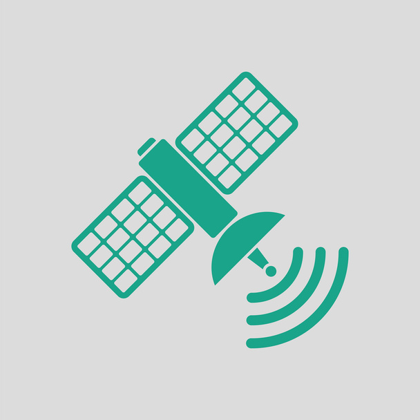 icona satellitare verde
 - Vettoriali, immagini