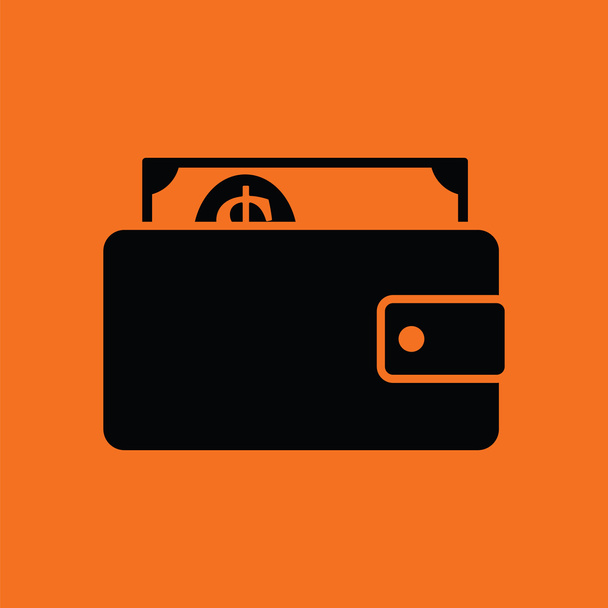 billetera con icono de efectivo
 - Vector, Imagen