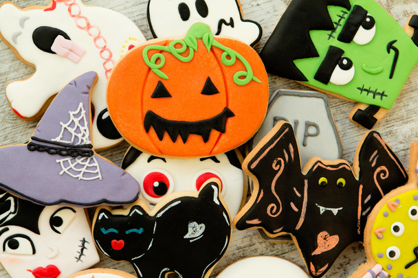 Halloween cookies with different shapes - Foto, Bild