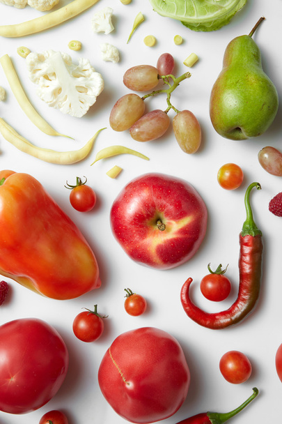 Healthy food on a white background - Foto, Imagem