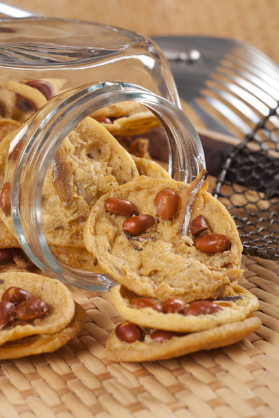 Savory Peanut & Anchovy Brittle - Photo, Image
