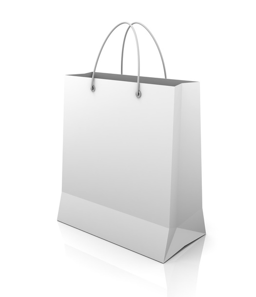 jediné nákupní taška koncept 3d ilustrace - Fotografie, Obrázek