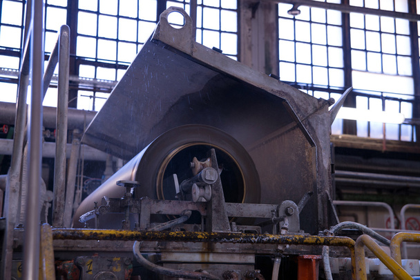 papír és a pép mill - gyár, üzem - Fotó, kép