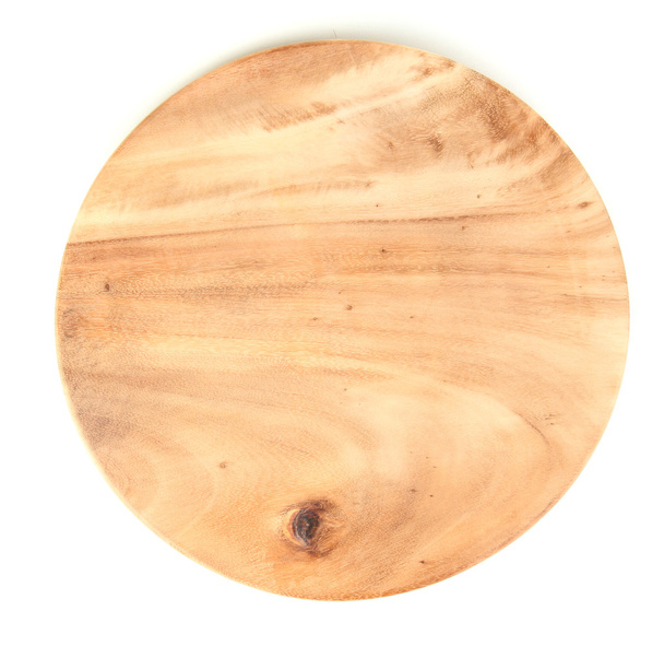 Tablero de madera aislado en blanco - Foto, imagen