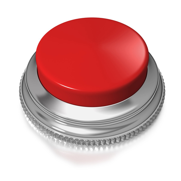 roter Knopf oder Schalter - Foto, Bild