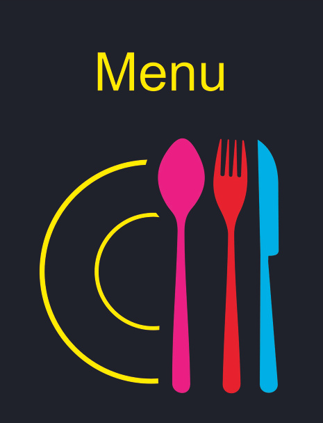 żywności, przedstawione na usługi menu dla smakoszy - Zdjęcie, obraz