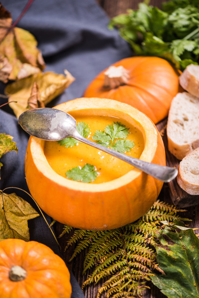 День благодарения или суп из тыквы на Хэллоуин
 - Фото, изображение