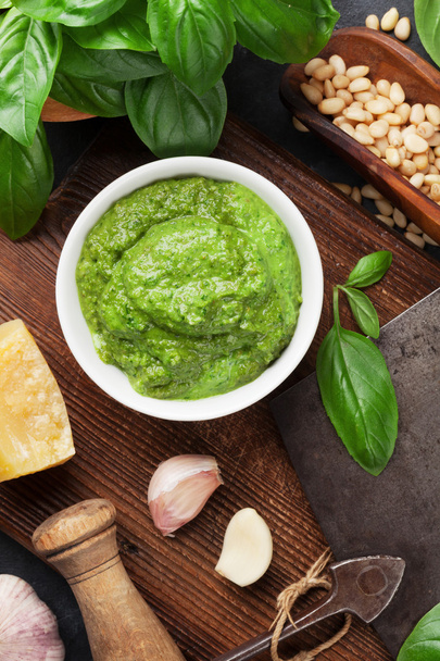 Pesto sauce ingredients - Valokuva, kuva