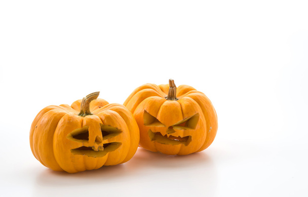 halloween pumpkin on white background - Foto, afbeelding