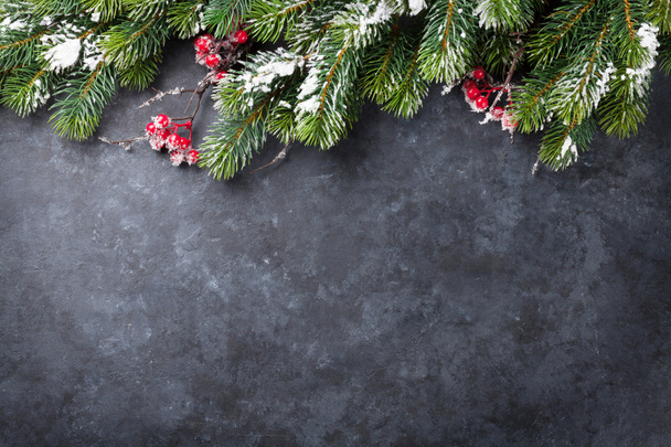 Різдвяна ялинка і сніг
 - Фото, зображення