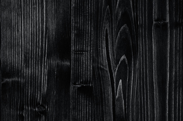 Old wood black background. - Foto, Bild