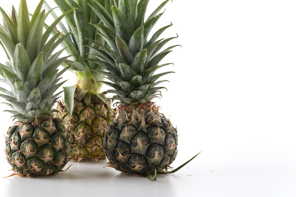 fresh pineapple on white background - Фото, зображення