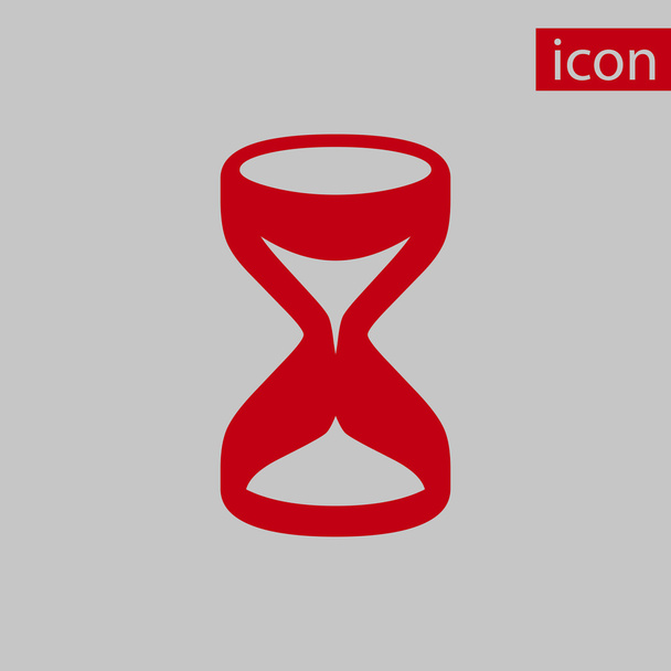 reloj de arena icono stock vector ilustración diseño plano
 - Vector, Imagen