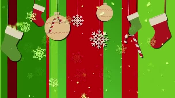 Weihnachten bg 4 loopable Hintergrund - Filmmaterial, Video