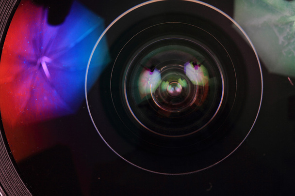lens van fotocamera (doelstelling)  - Foto, afbeelding