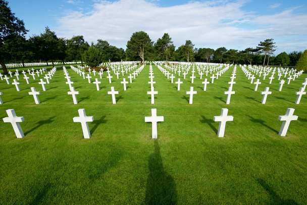 Normandiya'da mezarlığı - Fotoğraf, Görsel