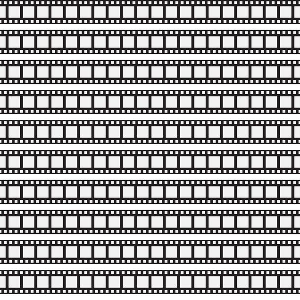 Χωρίς ραφή πρότυπο κορδέλες φωτογραφικά φιλμ σε λευκό φόντο - Διάνυσμα, εικόνα