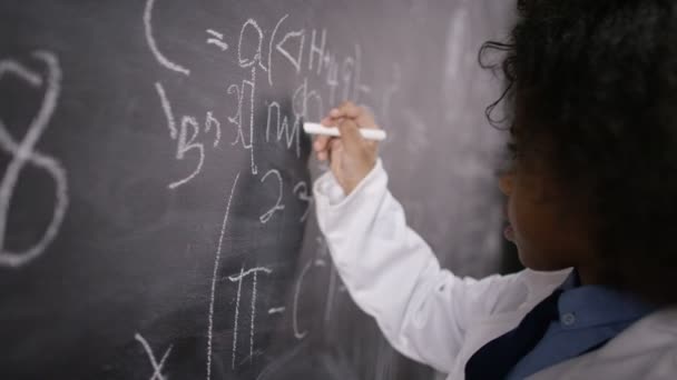  scientist writing math formulas - 映像、動画